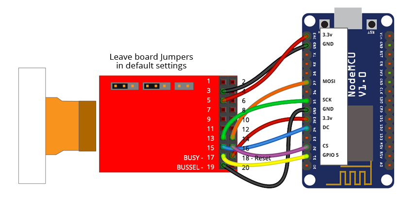 Generic 2.4"-2.8" wiring illustration